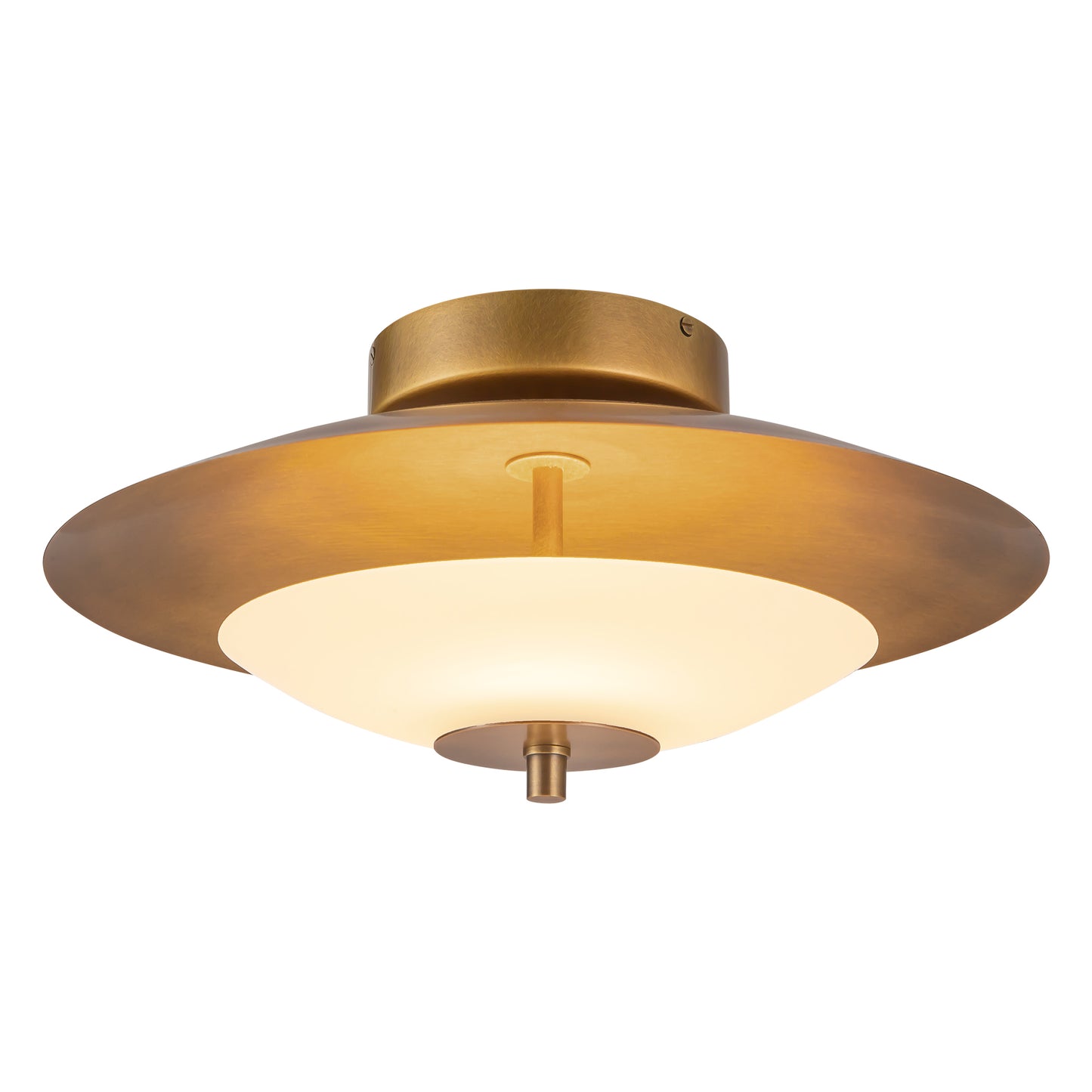 Prescott 15-in Semi-Flush Mount