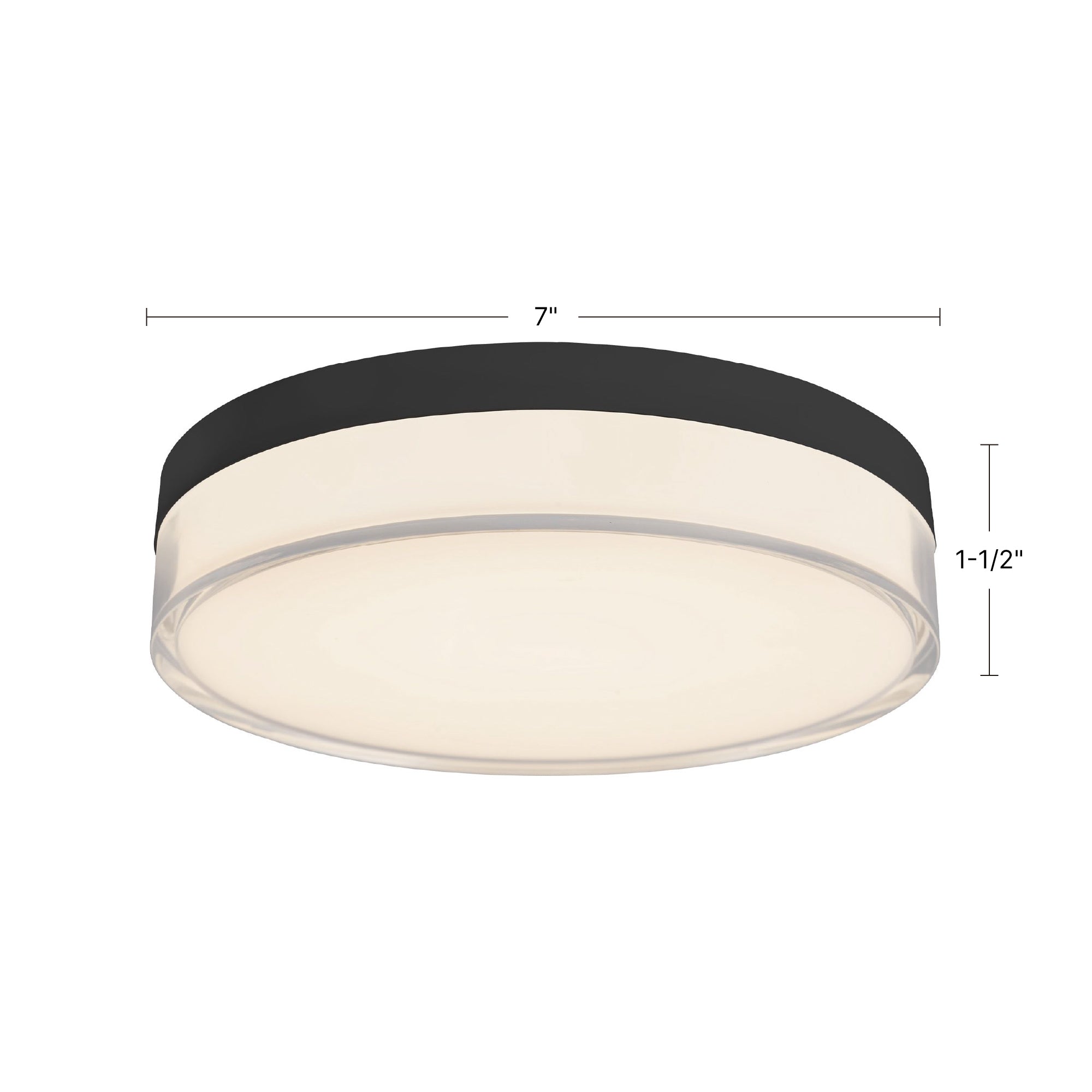 Confuse Contempt For The Authority 7インチ Quara 7-in Flush Mount – Kuzco Lighting
