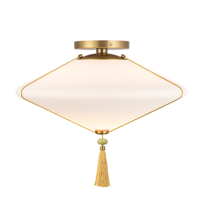 Reeve 15-in Semi-Flush Mount