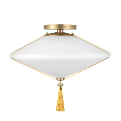 Reeve 15-in Semi-Flush Mount