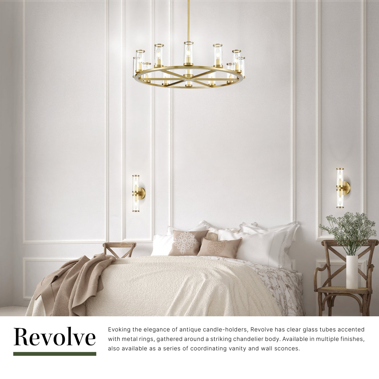 Revolve 33-in Chandelier
