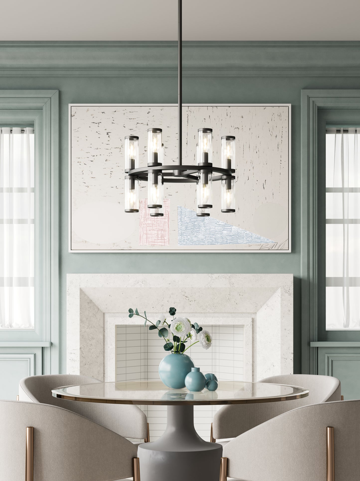 Revolve 19-in Chandelier