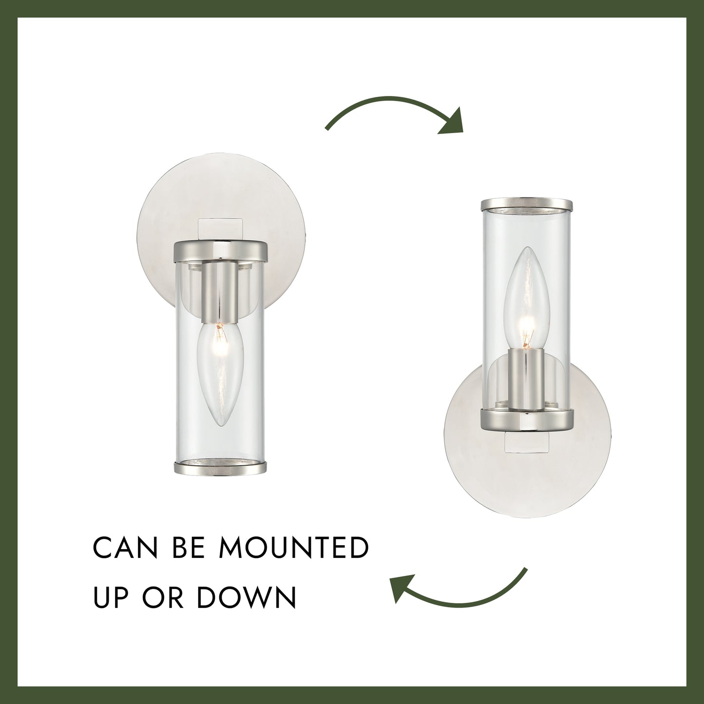 Revolve 8-in Wall/Vanity Light