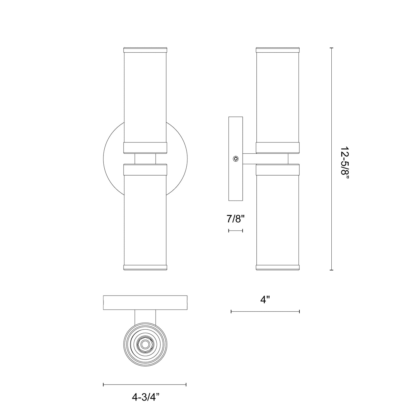 Revolve 12-in Wall/Vanity Light