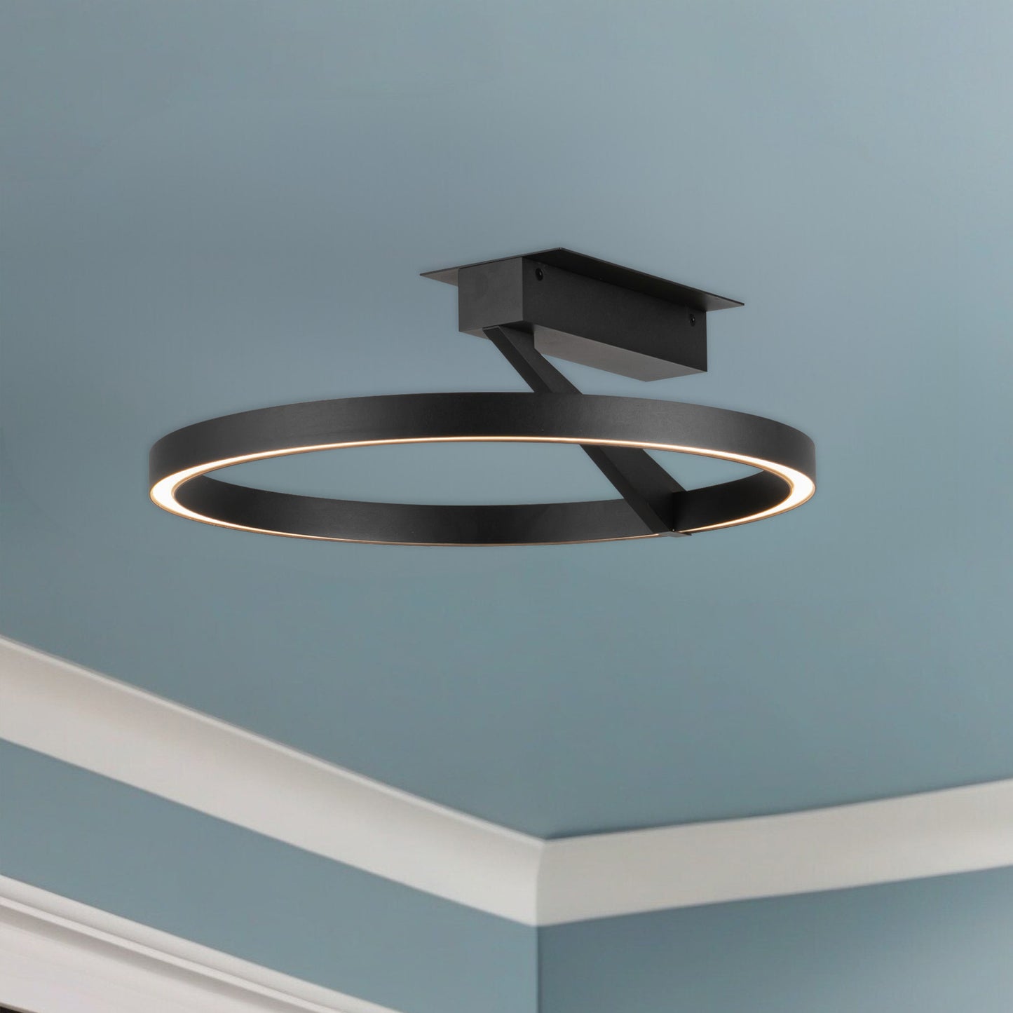 Roda 16-in Semi-Flush Mount