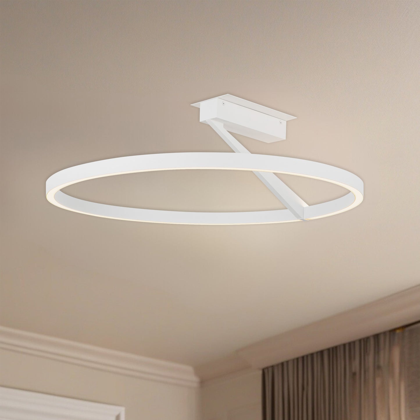 Roda 24-in Semi-Flush Mount