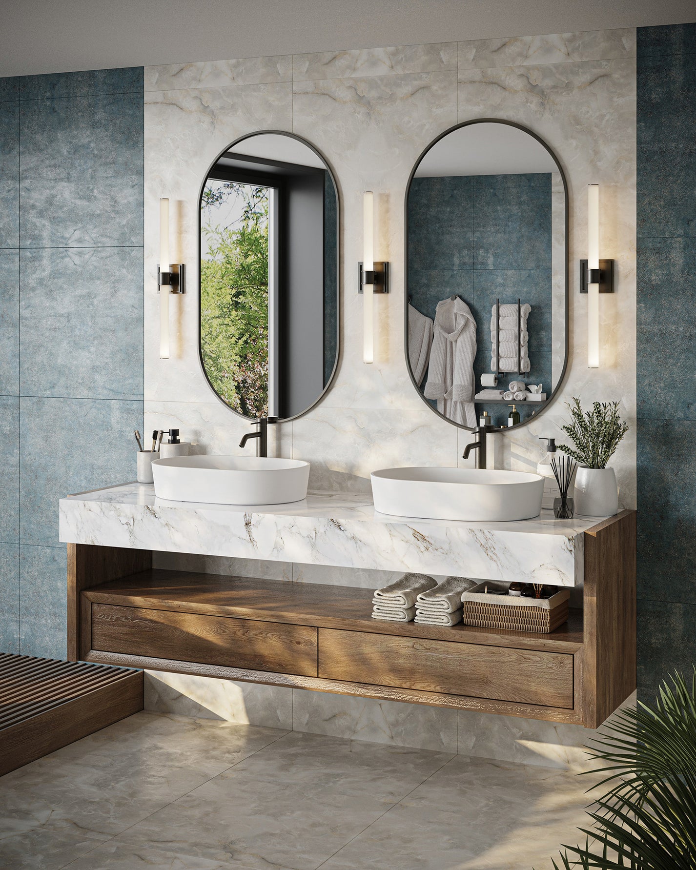 Rona 24-in Vanity Light – Kuzco Lighting