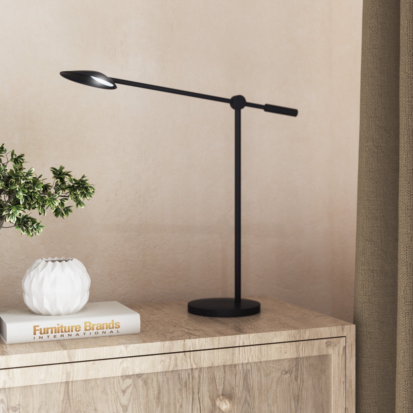 Rotaire 18-in Table Lamp