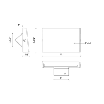 Roto 3-in Exterior Wall/Step Light