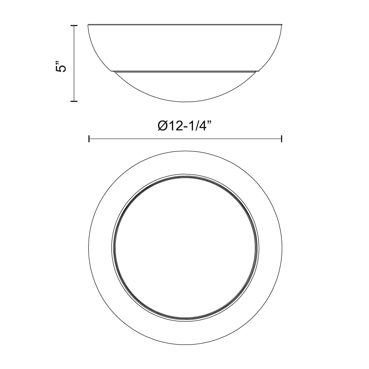 Rubio 11-in Flush Mount