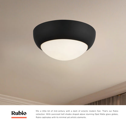 Rubio 11-in Flush Mount