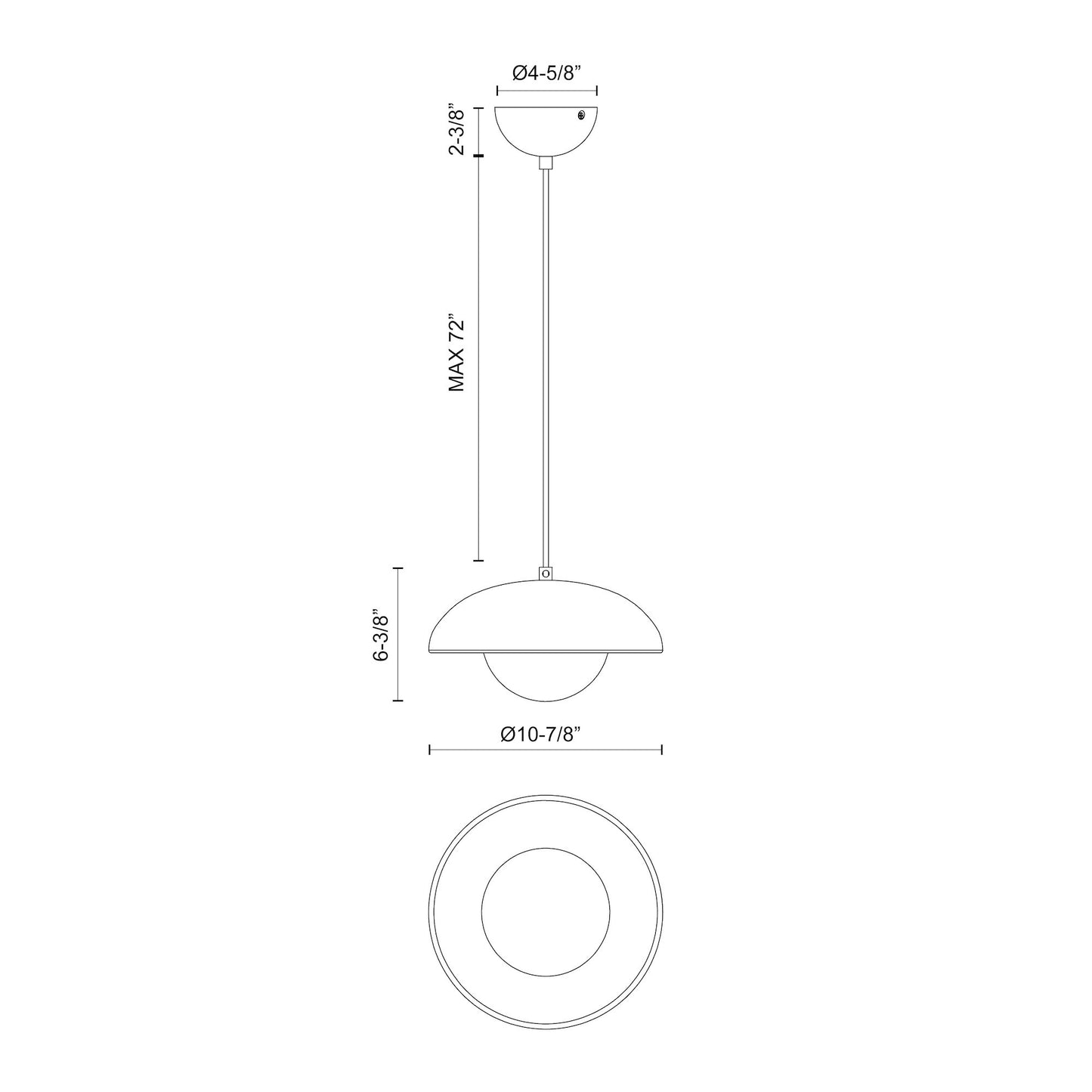 Rubio 11-in Pendant