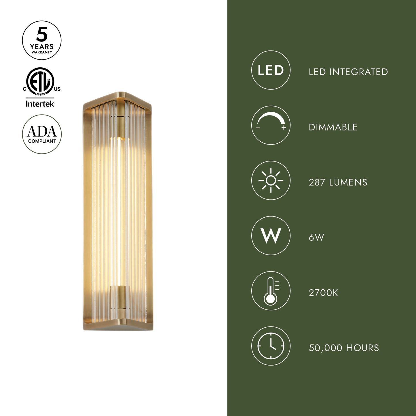 Sabre 12-in Wall/Vanity Light