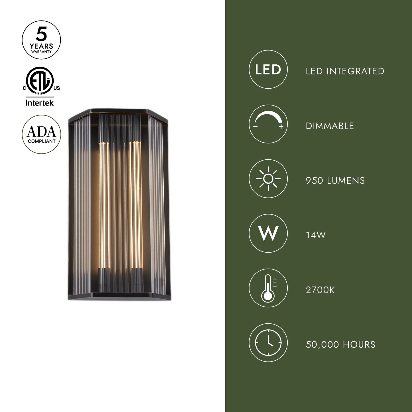 Sabre 16-in Wall/Vanity Light