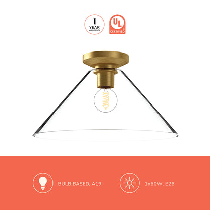 Salem 14-in Flush Mount