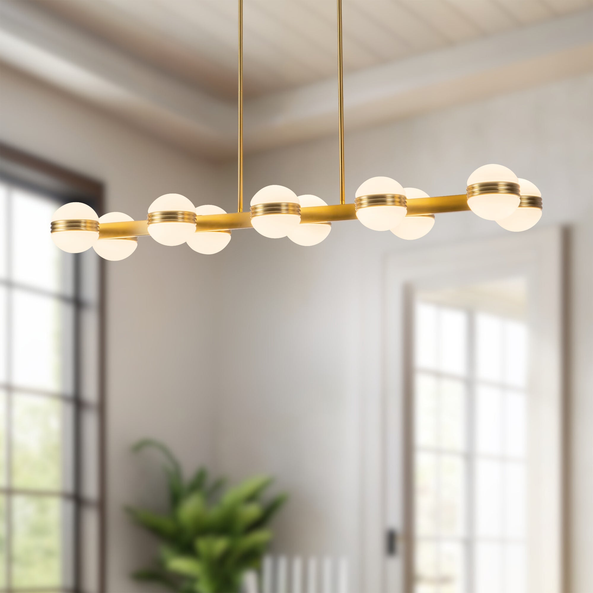 Selene 48-in Linear Pendant – Kuzco Lighting