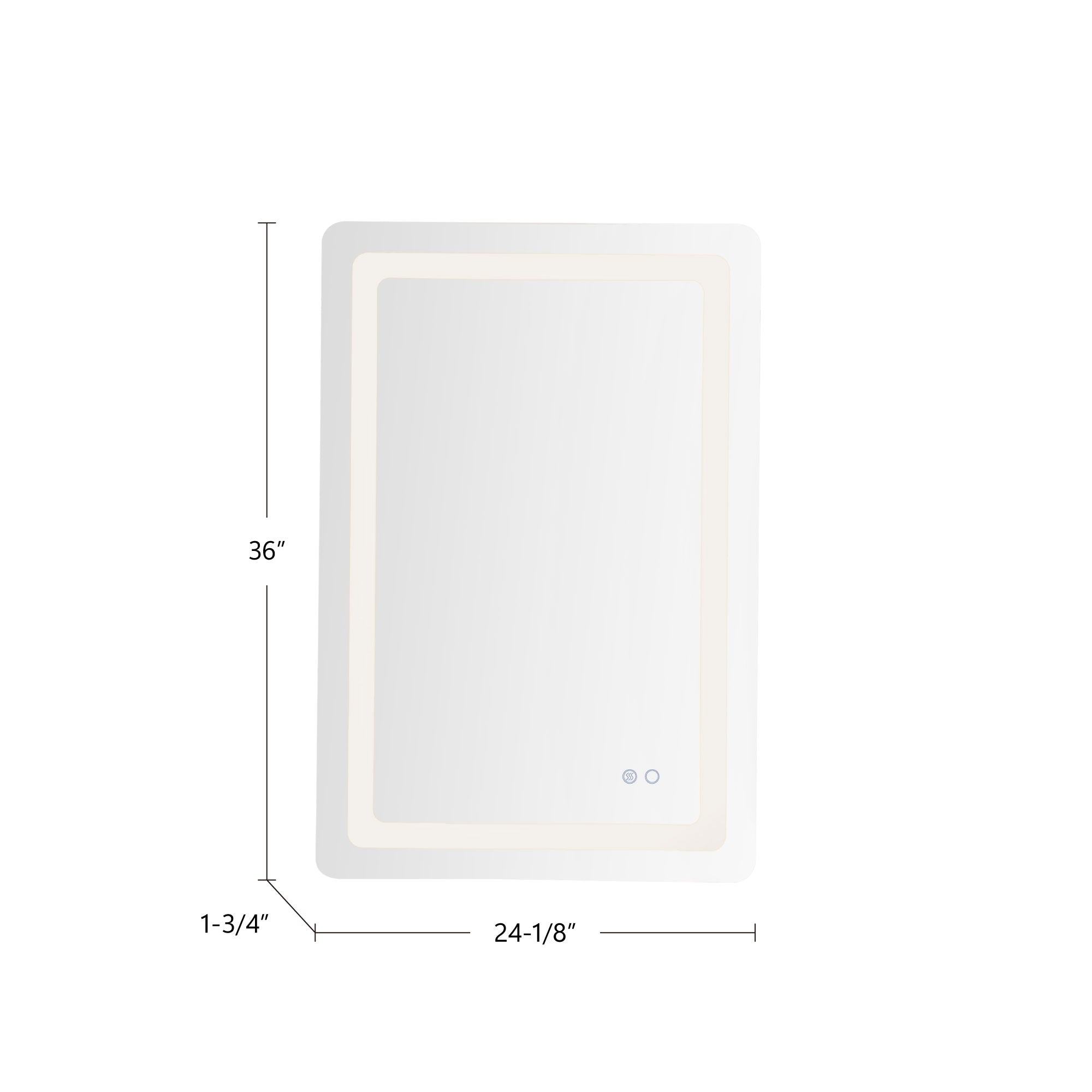 Seneca 24-in Vanity Mirror – Kuzco Lighting