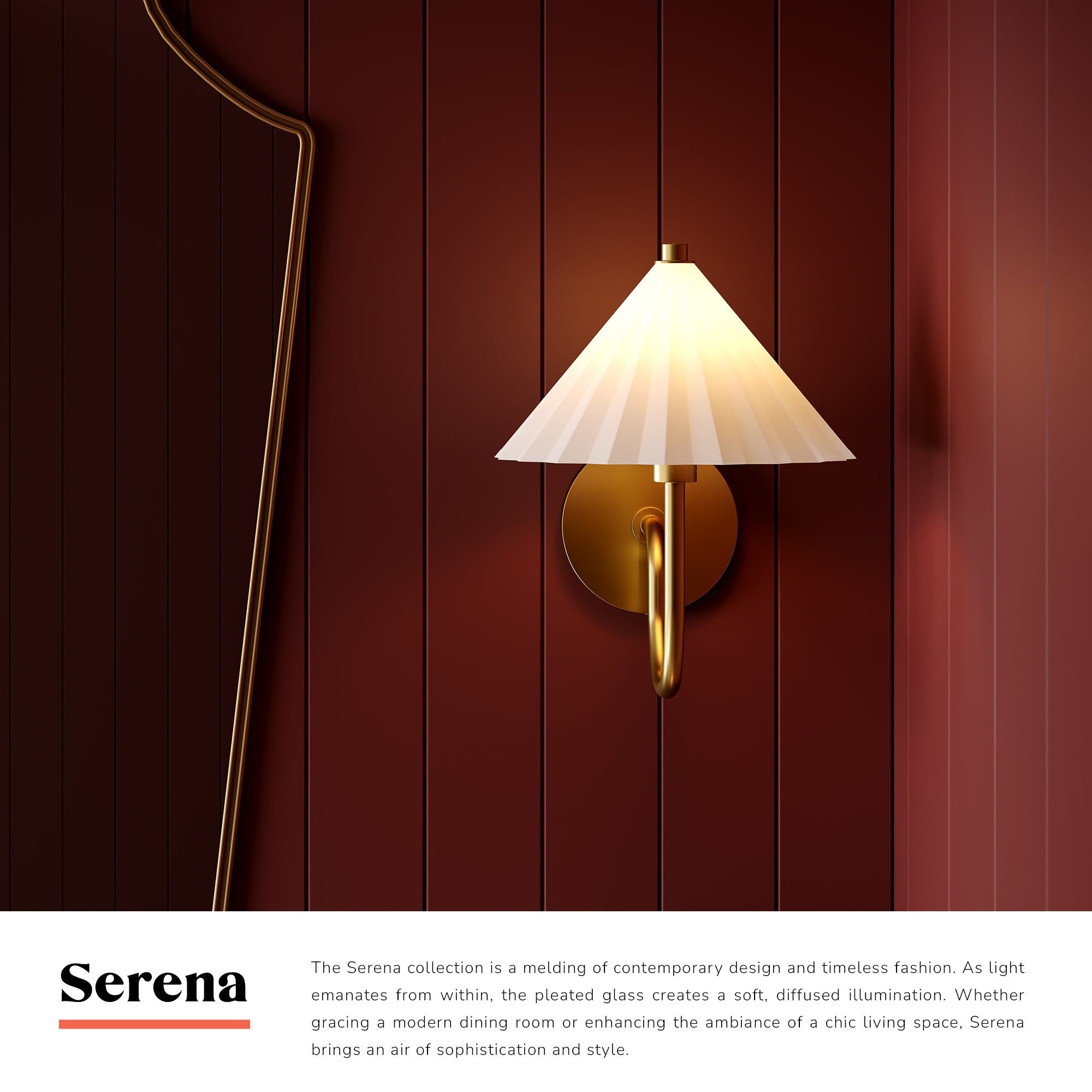 Serena 8-in Wall/Vanity Light – Kuzco Lighting