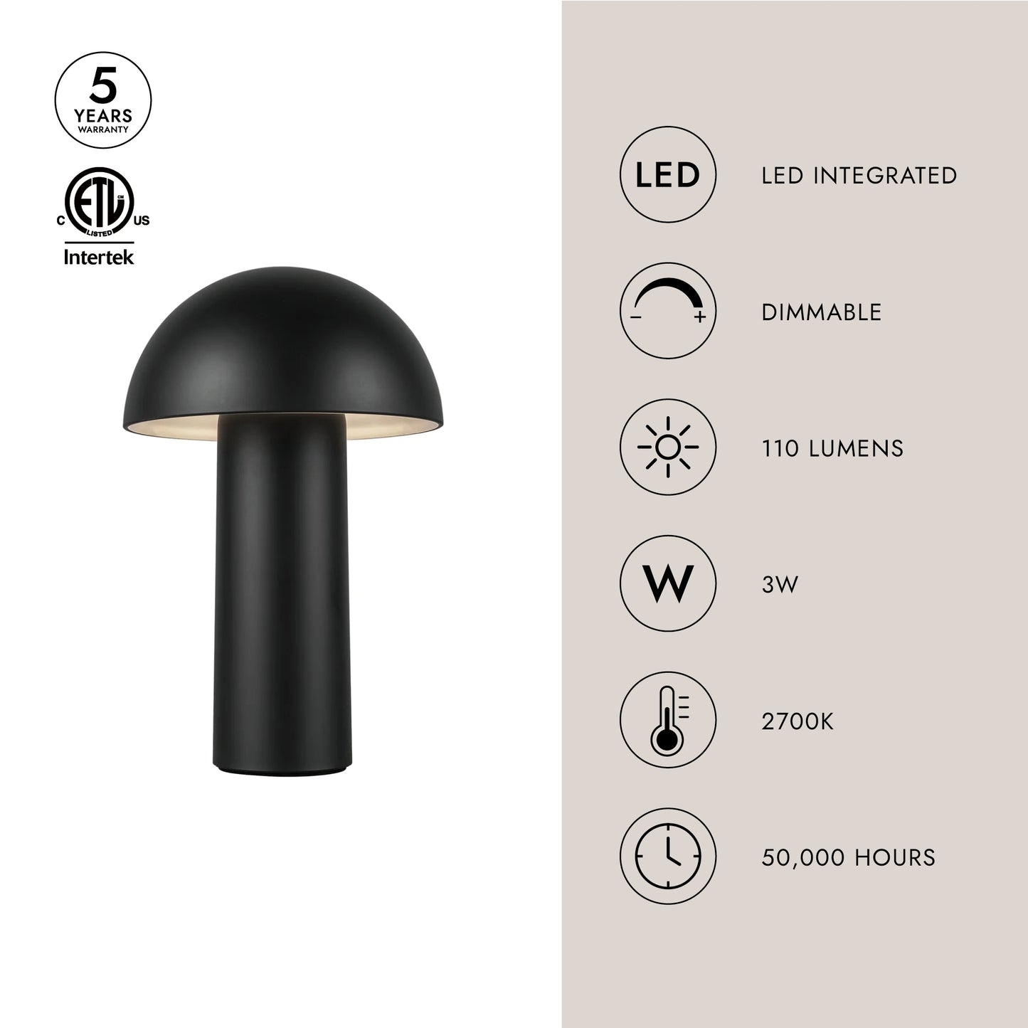 Setas 10-in Table Lamp