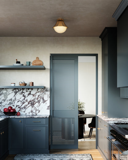 Shelton 11-in Semi-Flush Mount