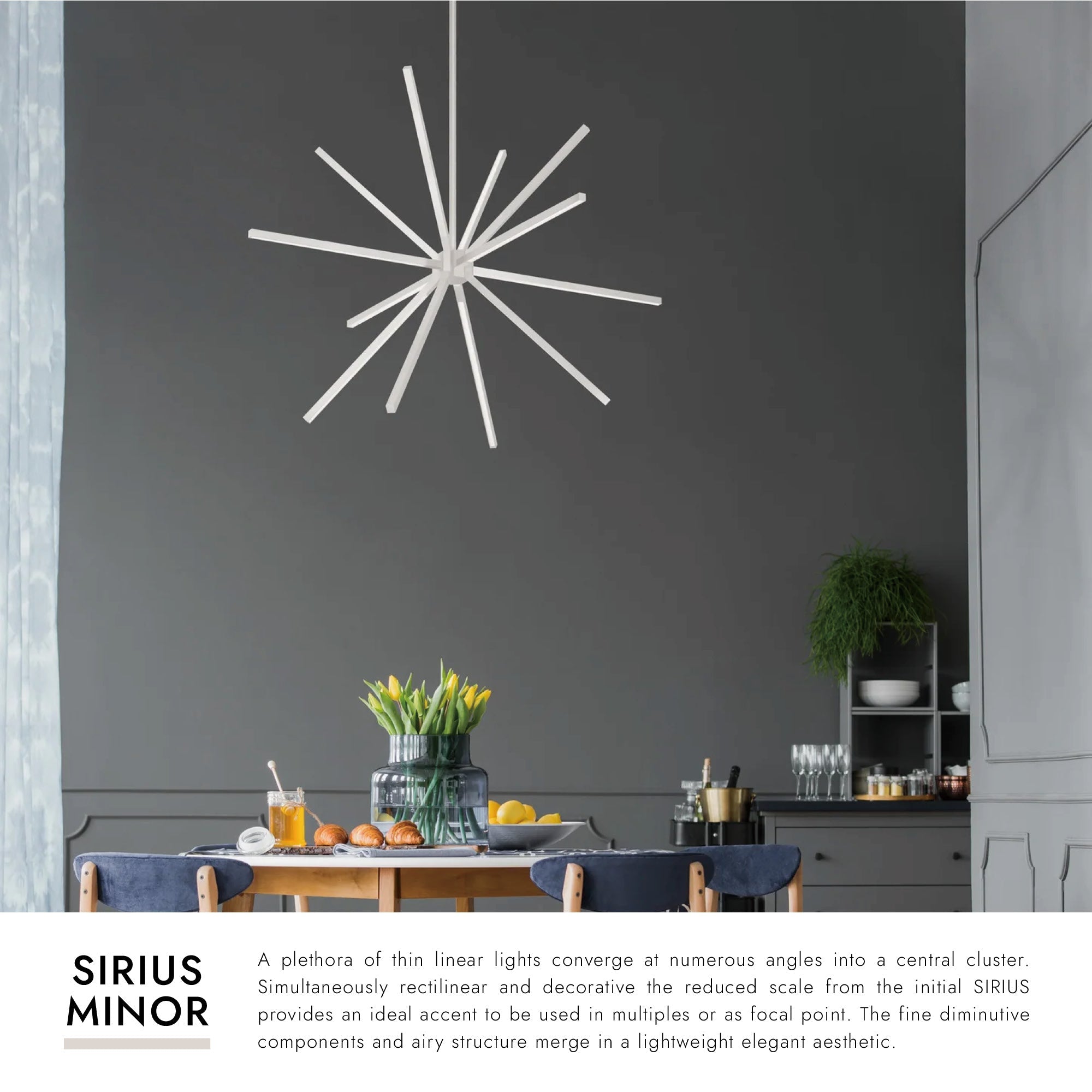 Sirius Minor 32-in Chandelier – Kuzco Lighting