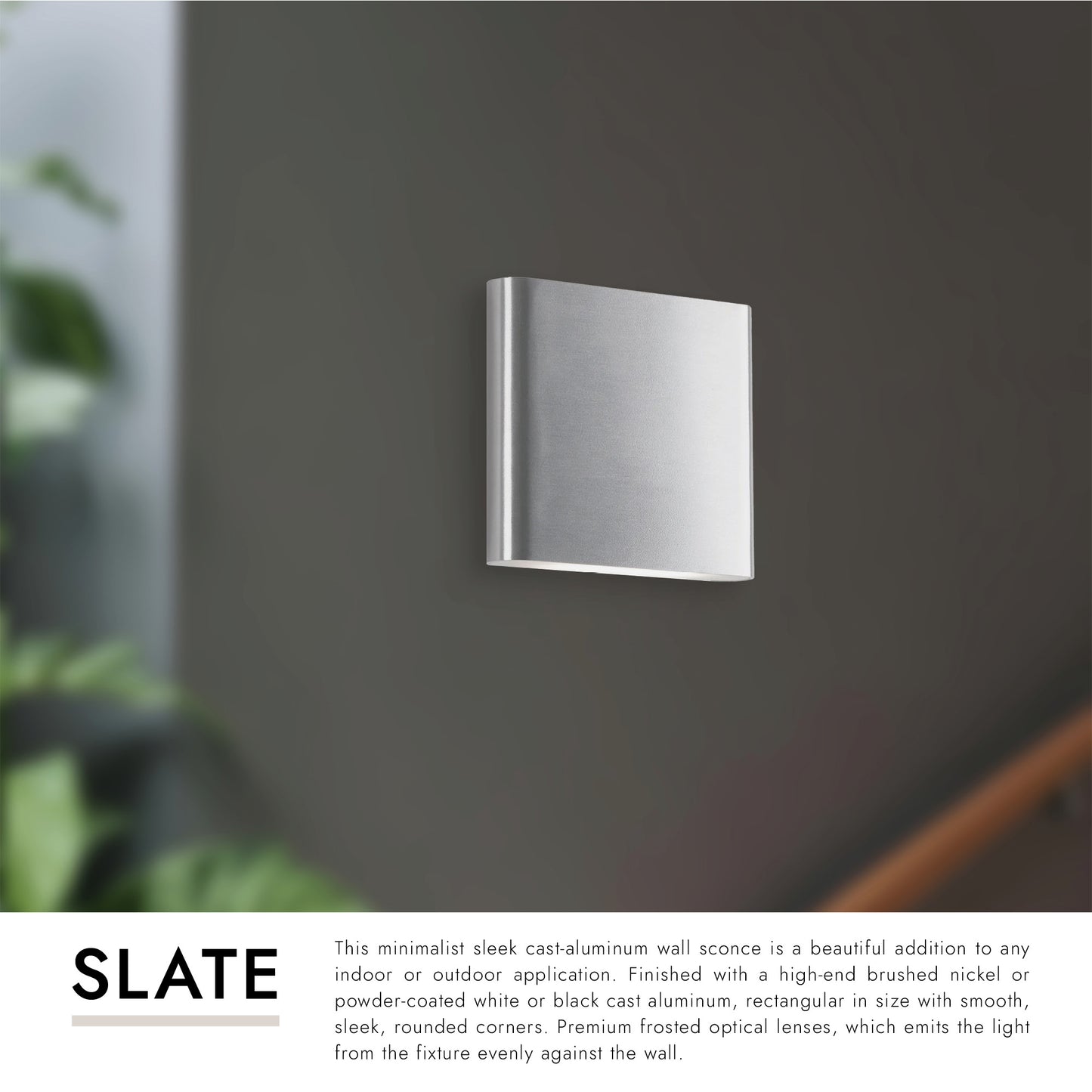 Slate 6-in All-terior Wall Light