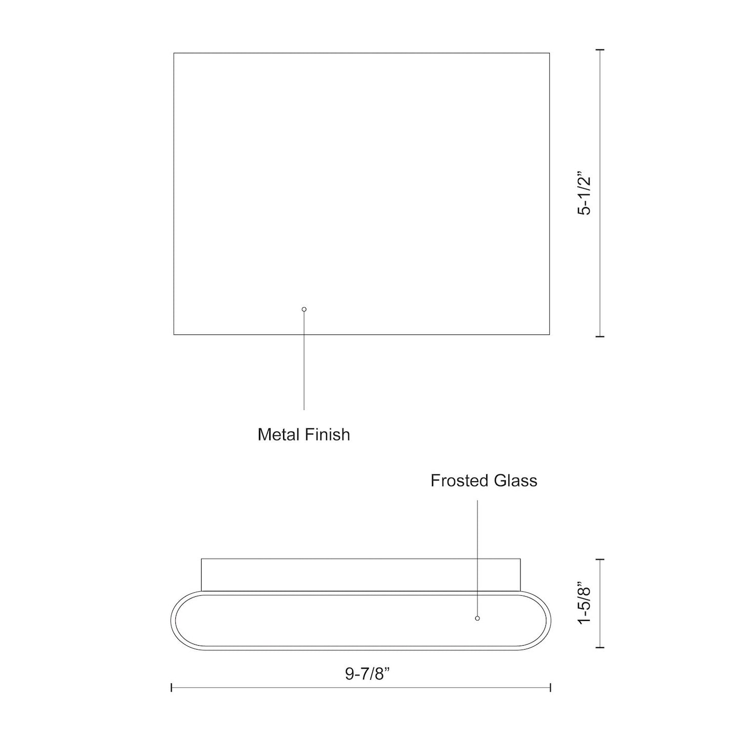 Slate 10-in All-terior Wall Light