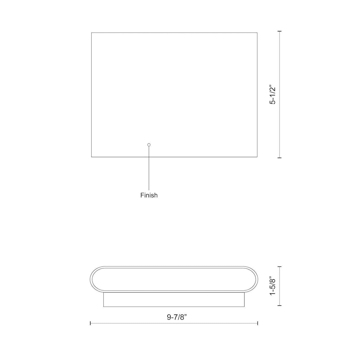 Slate 10-in All-terior Wall Light