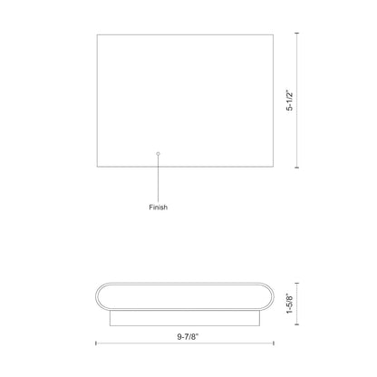 Slate 10-in All-terior Wall Light