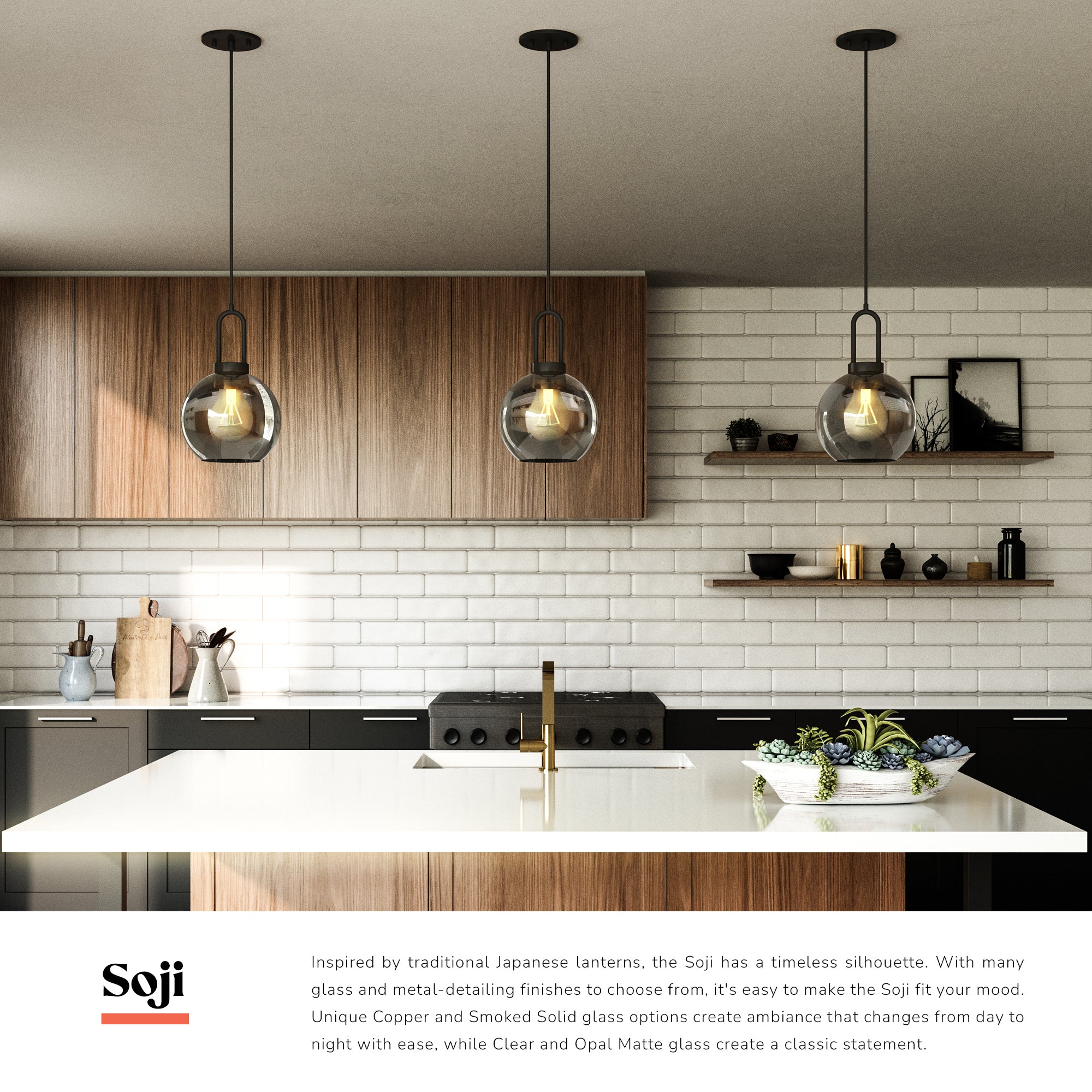 Soji 8-in Pendant – Kuzco Lighting