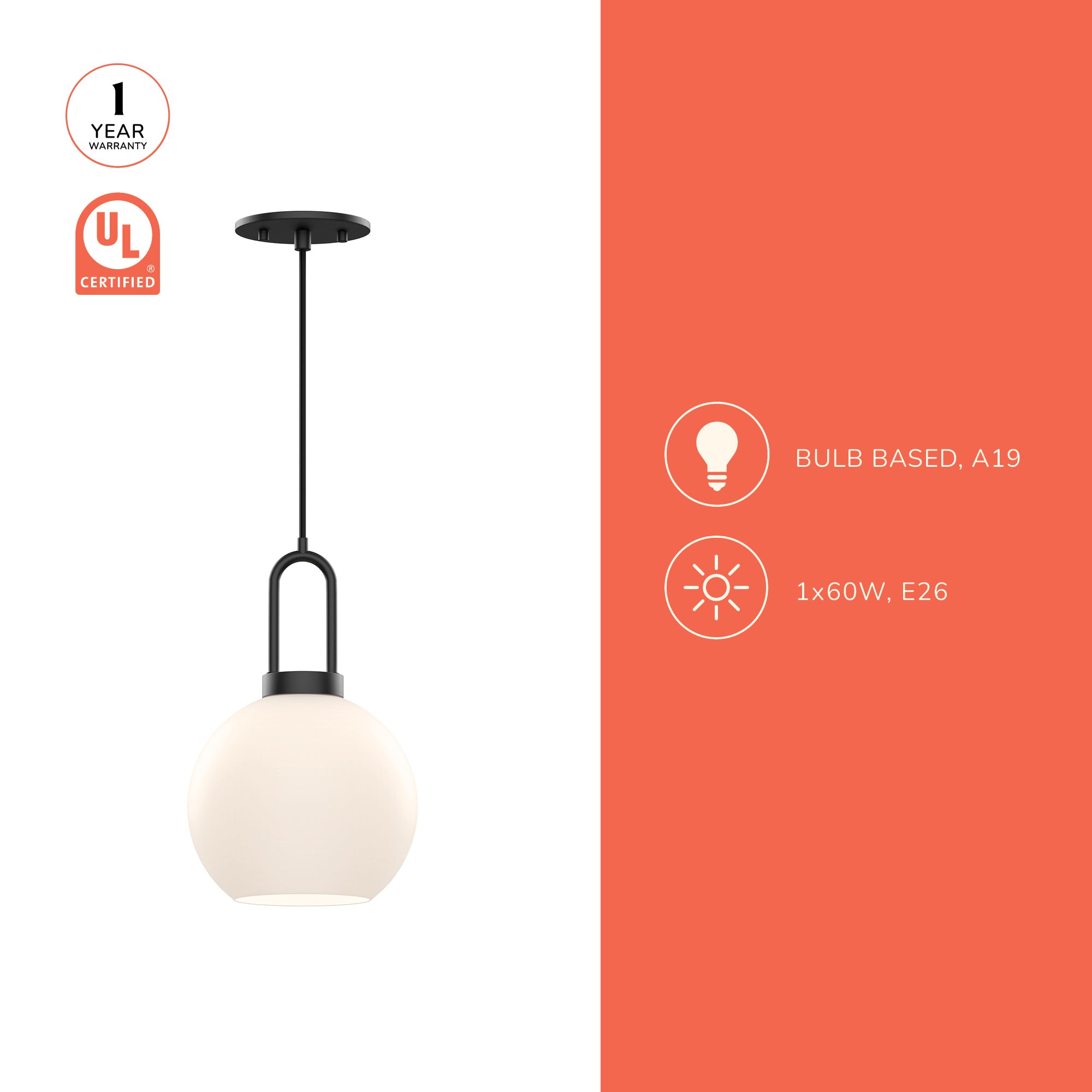 Soji 8-in Pendant – Kuzco Lighting