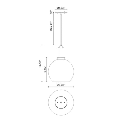 Soji 10-in Pendant