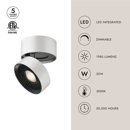 Solo 5-in Flush Mount