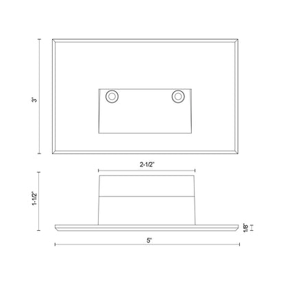 Sonic 3-in Exterior Wall/Step Light