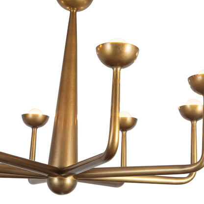 Spade 30-in Chandelier