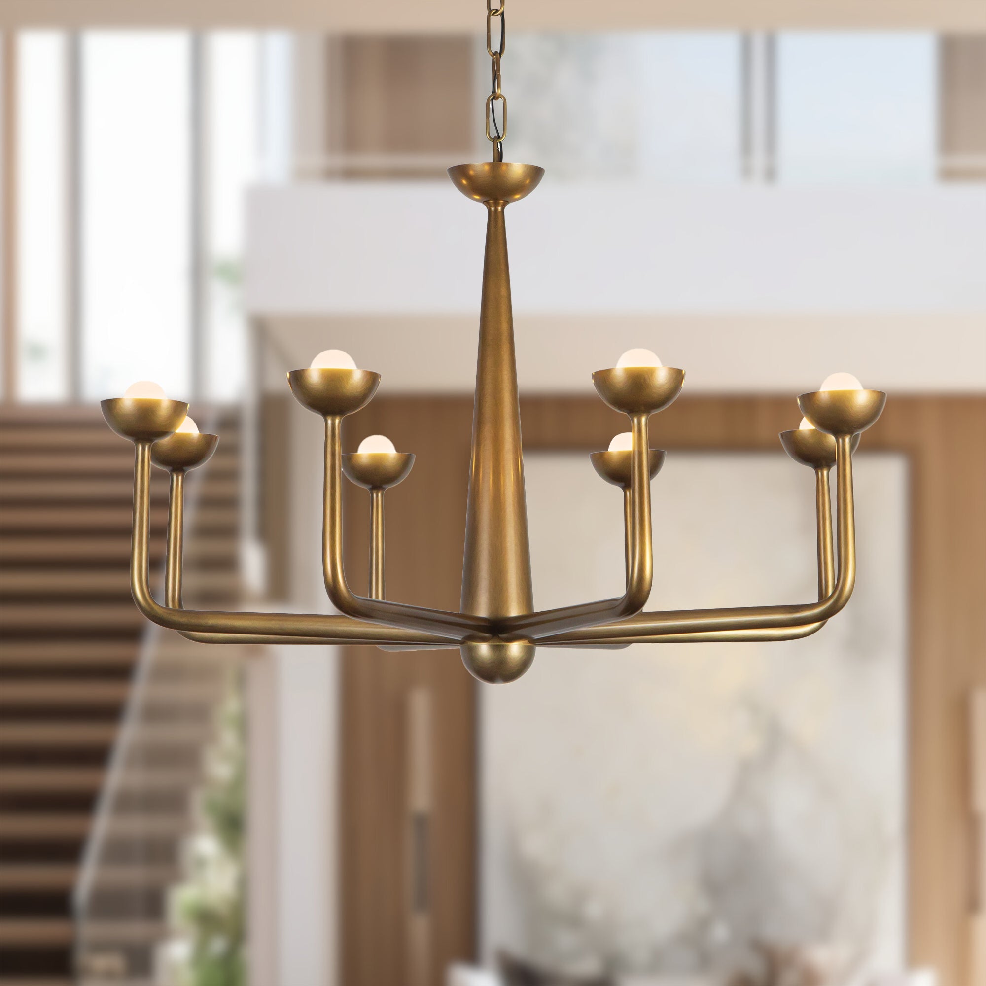 Spade 30-in Chandelier – Kuzco Lighting