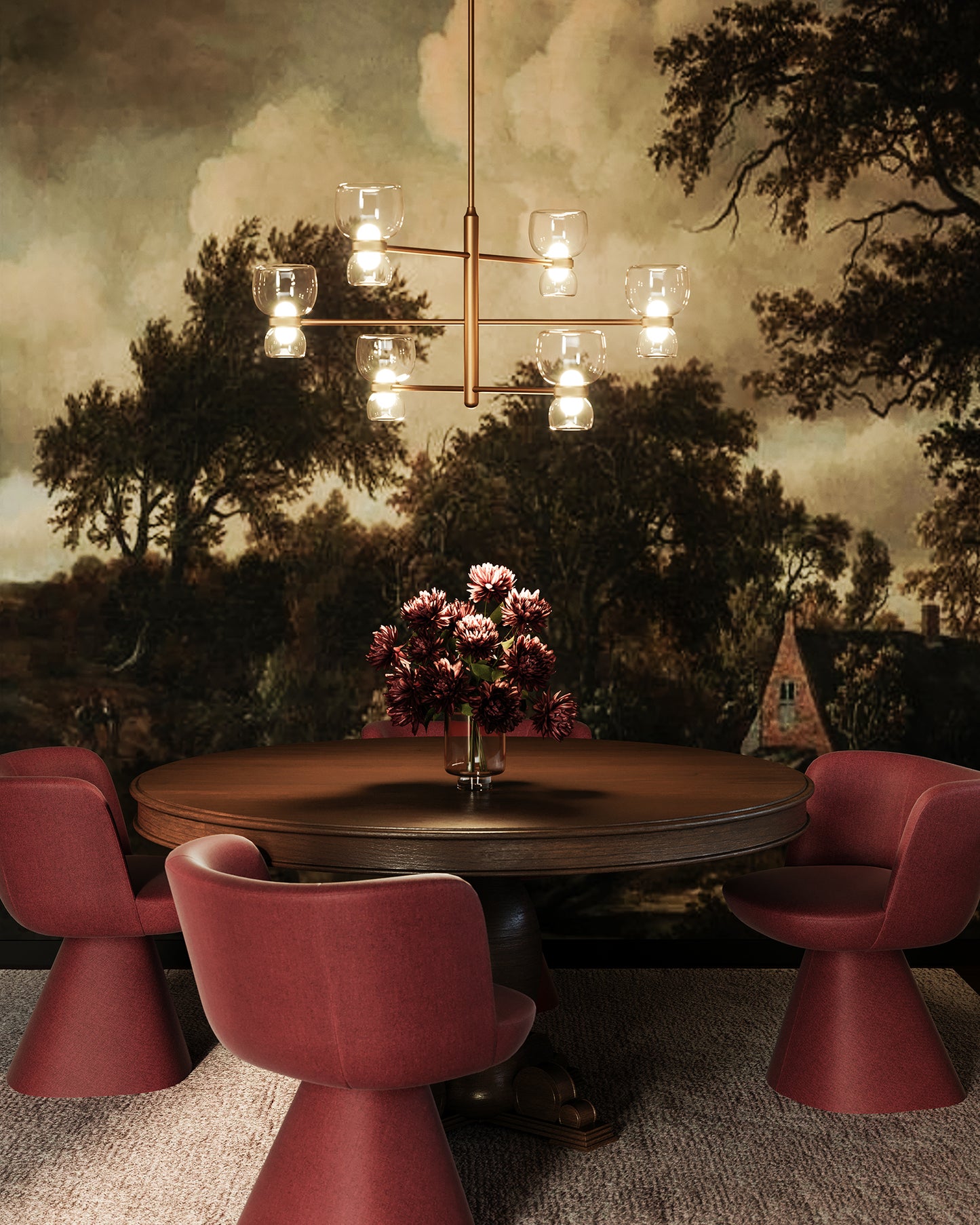 Sutton 36-in Chandelier