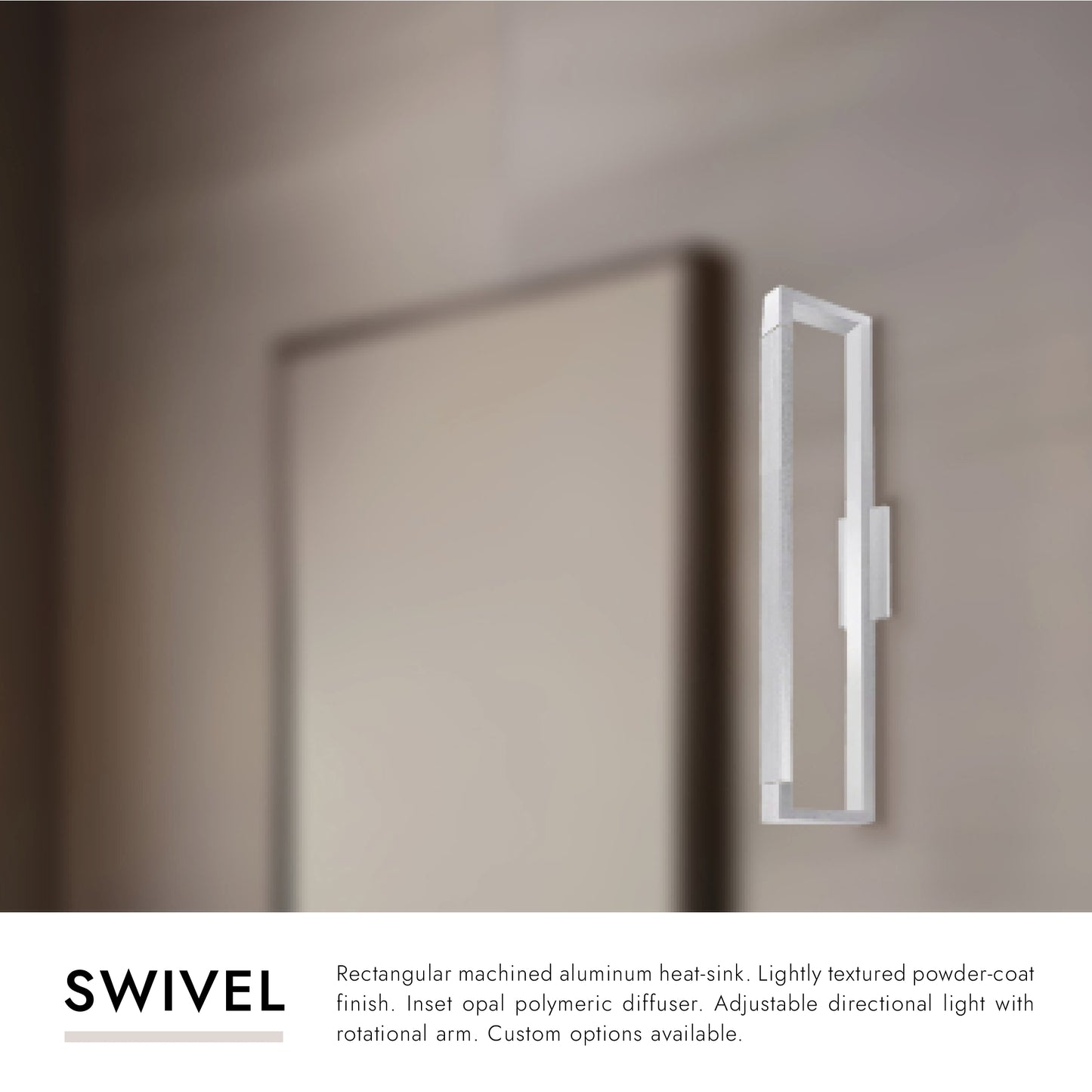 Swivel 24-in Wall Sconce