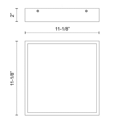 Sydney 11-in Flush Mount