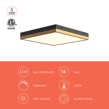 Sydney 14-in Flush Mount