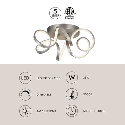 Synergy 20-in Flush Mount