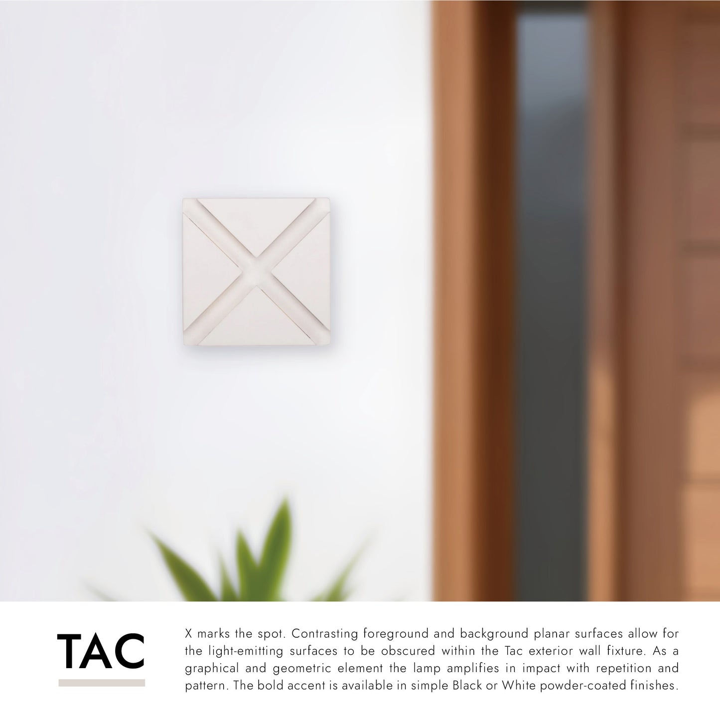 Tac 6-in Exterior Wall Sconce
