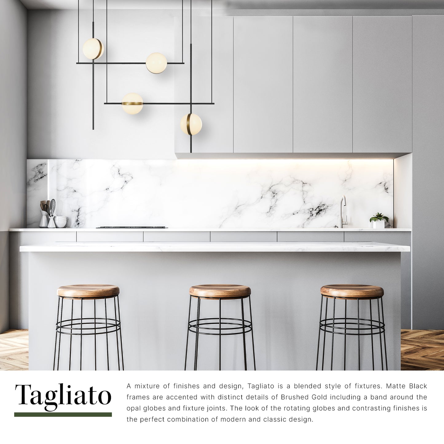 Tagliato 40-in Linear Pendant