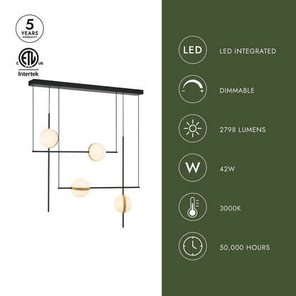Tagliato 40-in Linear Pendant