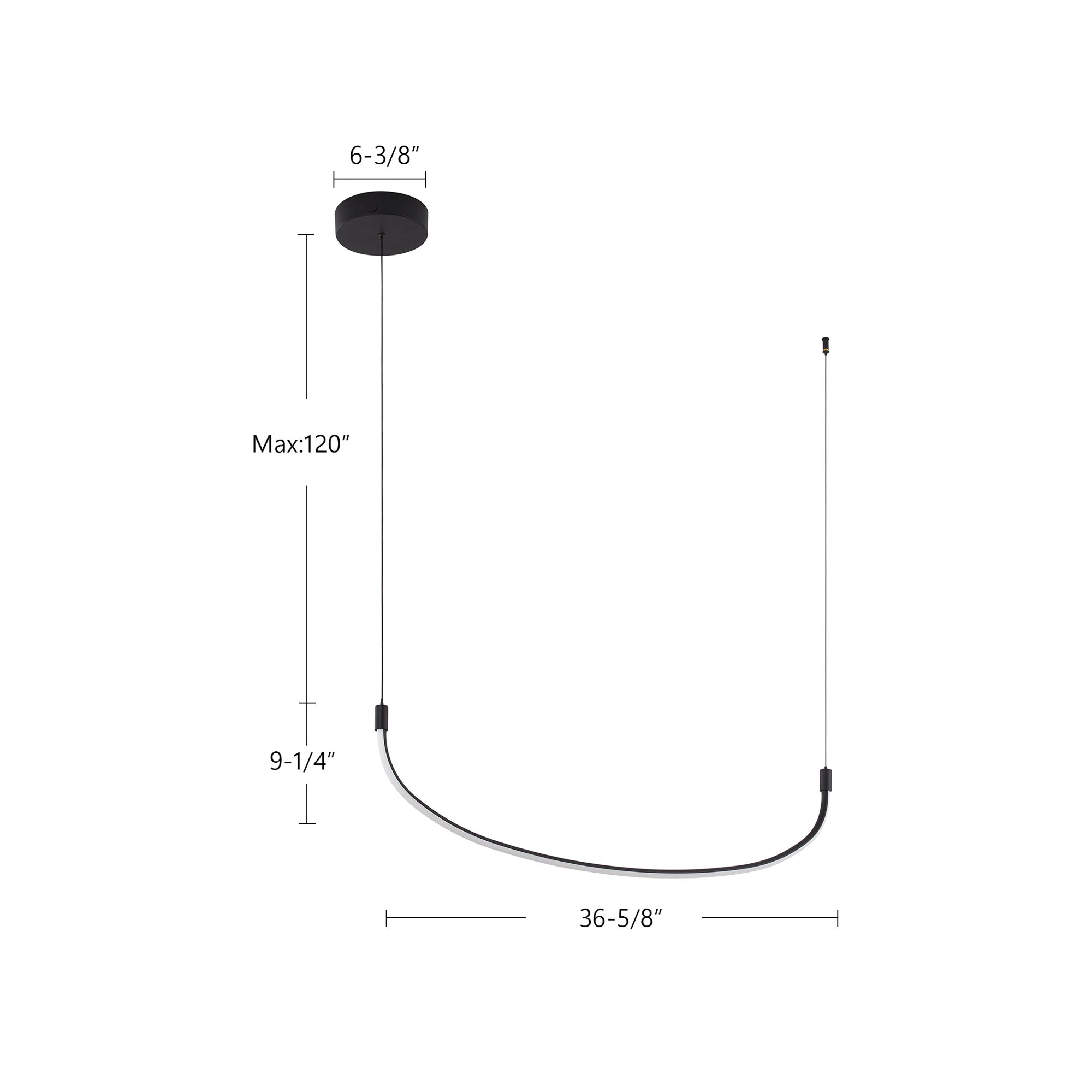 Talis 36-in Linear Pendant – Kuzco Lighting