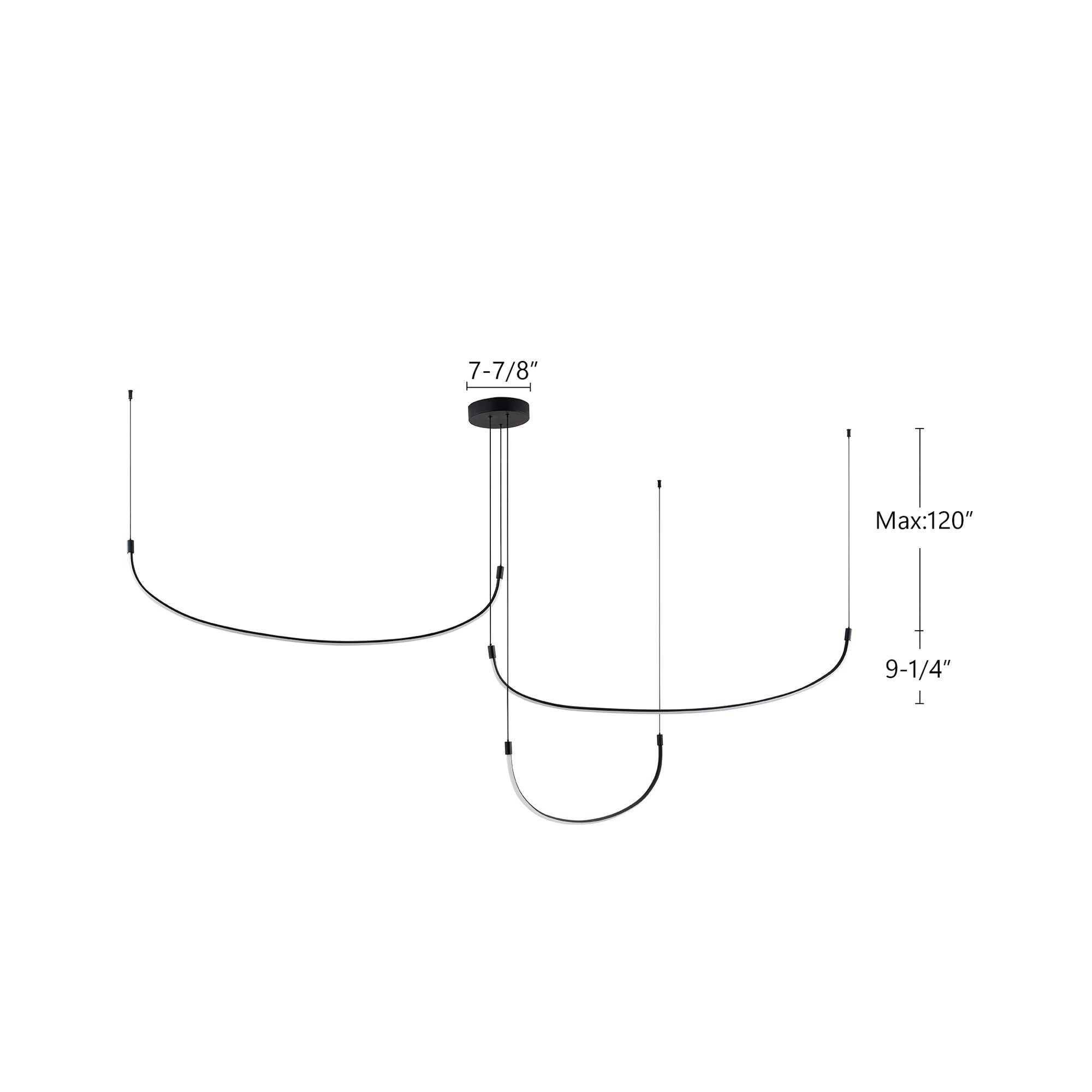 Pericoページ Talis 70-in Multi Pendant – Kuzco Lighting