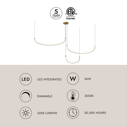 Talis 70-in Multi Pendant