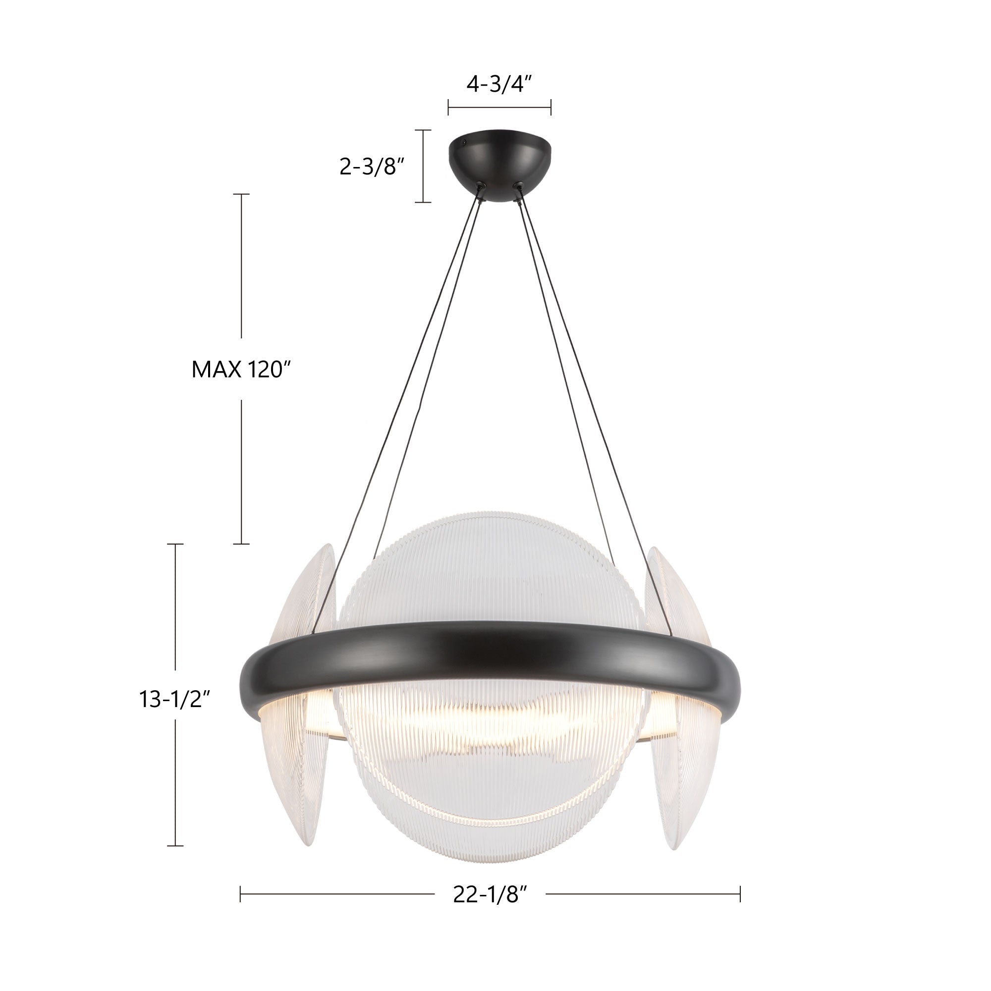 Taurus 22-in Chandelier – Kuzco Lighting