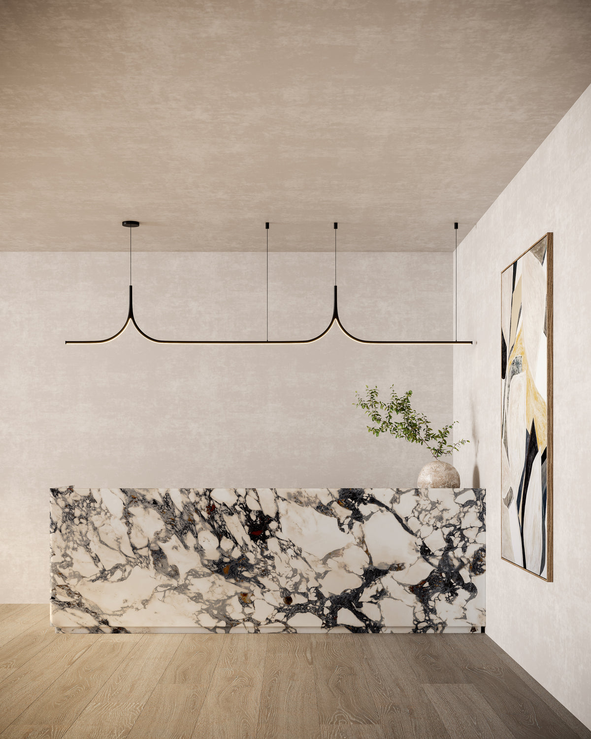 Thread Linear Led Thread 10-ft Linear Pendant – Kuzco Lighting