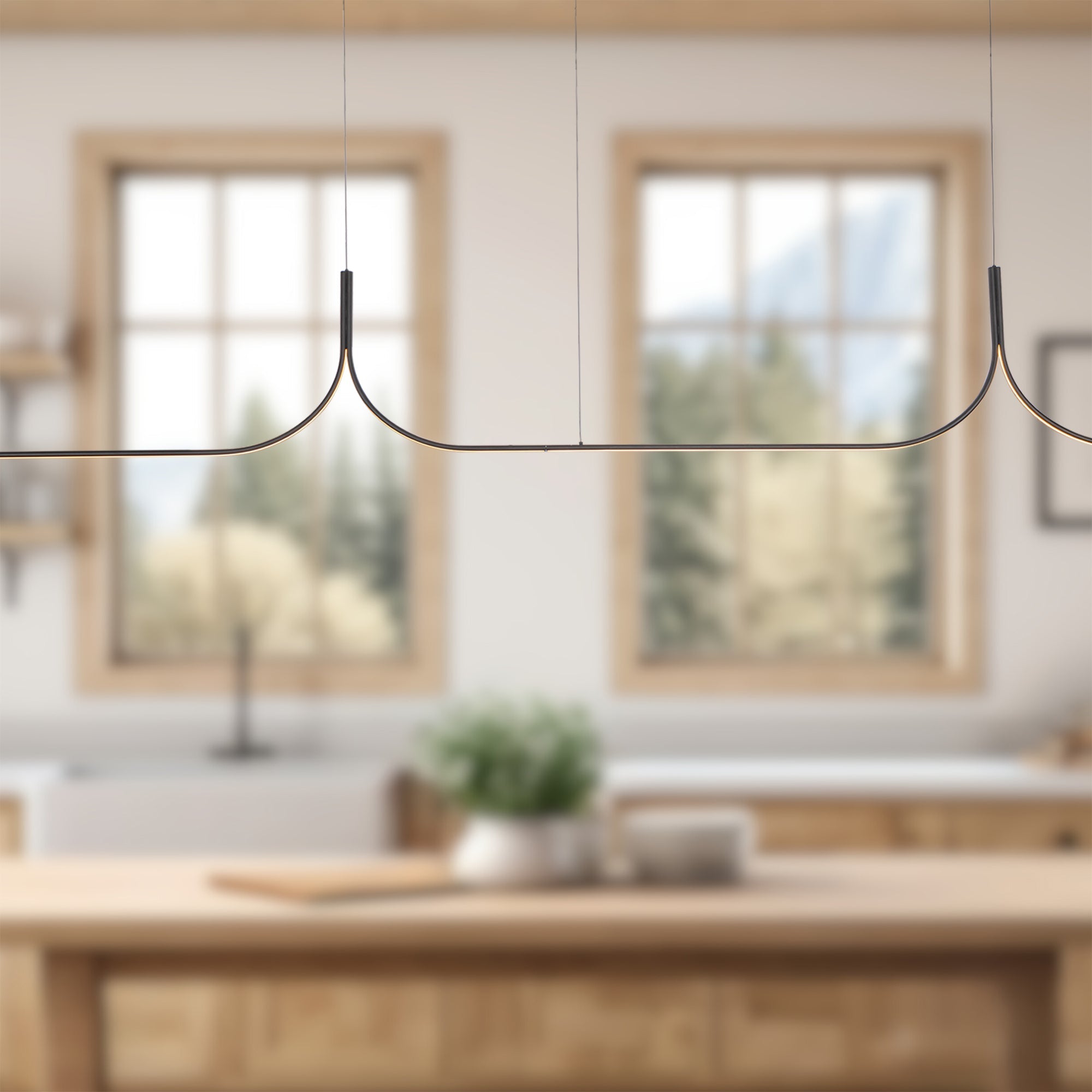 Thread 10-ft Linear Pendant – Kuzco Lighting